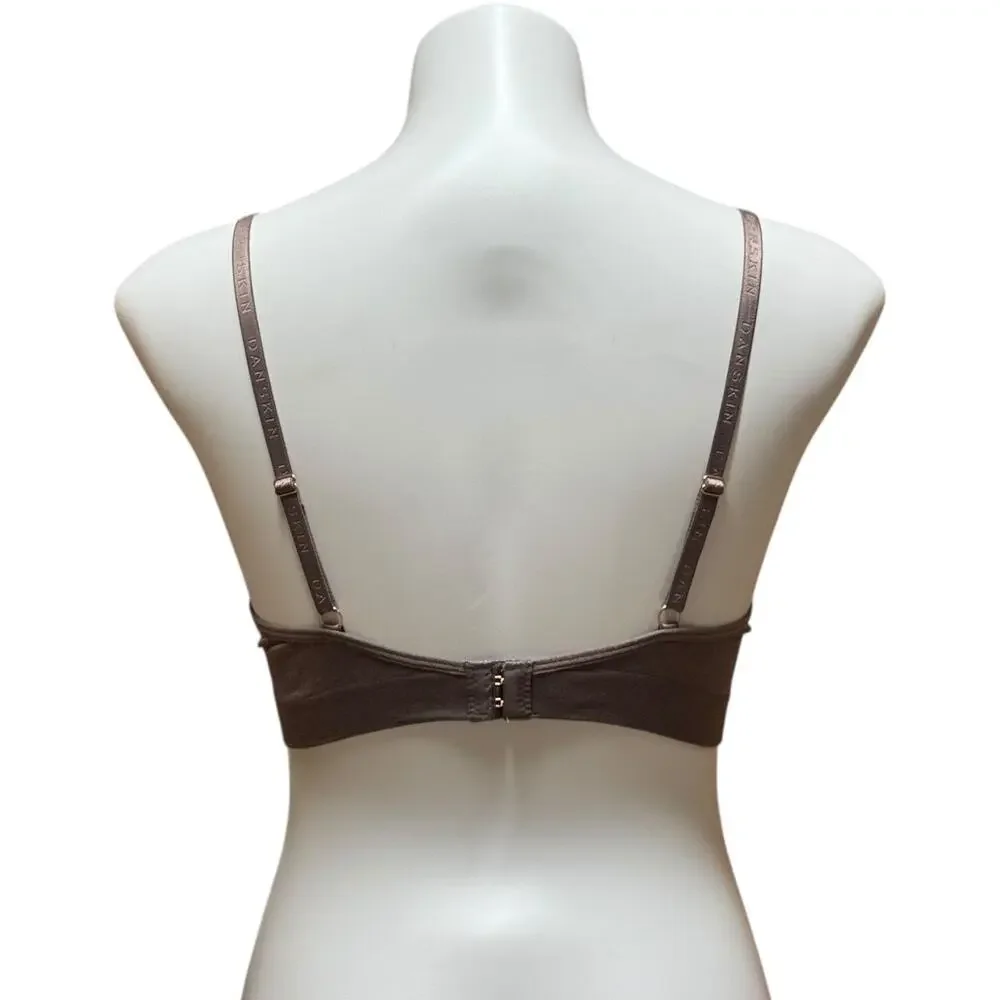Danskin Intimates Underwire Push Up Bra Brown 36B